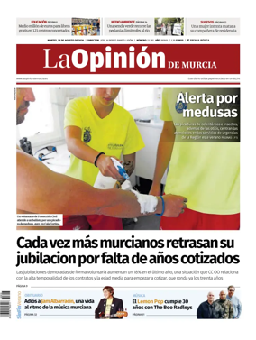 Cover of La Opinion de Murcia