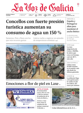 Cover of La Voz de Galicia (Carballo)