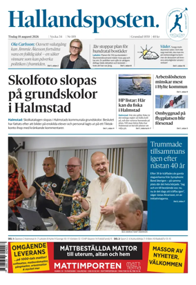 Cover of Hallandsposten
