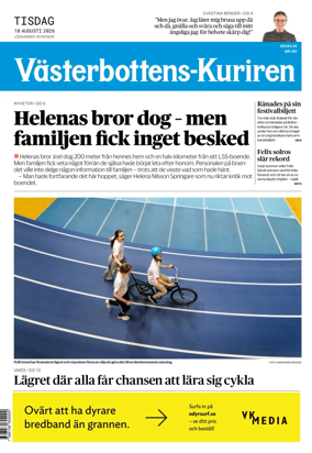 Cover of Vasterbottens-Kuriren