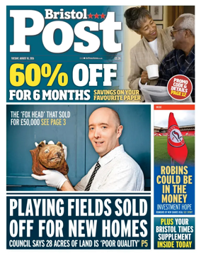Cover of Bristol Post