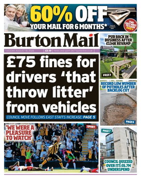Cover of Burton Mail