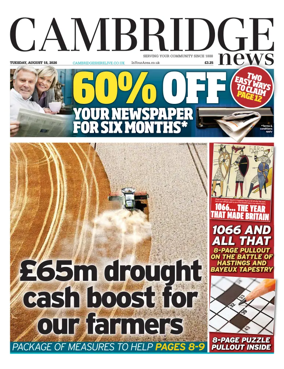 Cover of Cambridge News