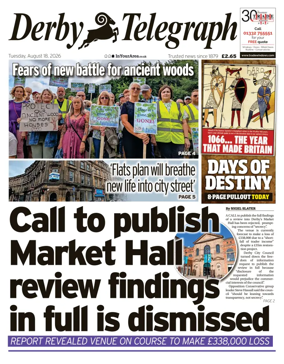 Cover of Derby Telegraph