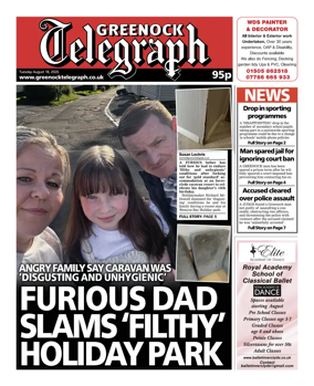 Cover of Greenock Telegraph