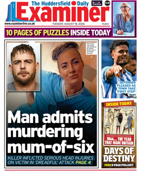 Cover of Huddersfield Daily Examiner