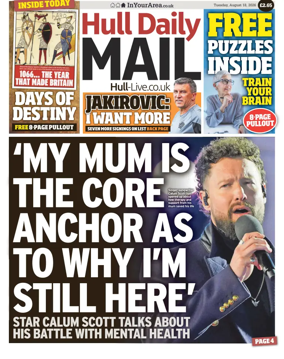 Cover of Hull Daily Mail