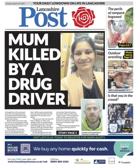 Cover of Lancashire Evening Post