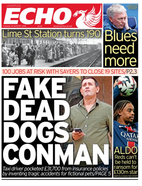 Cover of Liverpool Echo