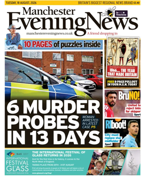 Cover of Manchester Evening News
