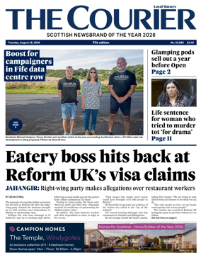 Cover of The Courier & Advertiser (Fife Edition)