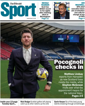 Cover of Herald Sport