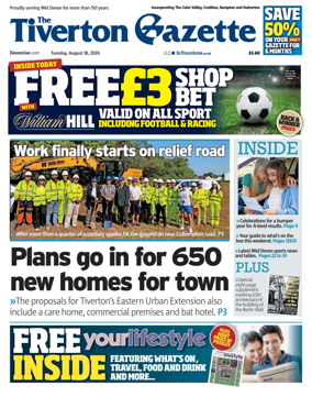 Cover of The Tiverton Gazette