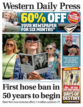 Cover of Western Daily Press