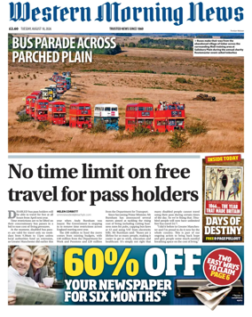 Cover of Western Morning News
