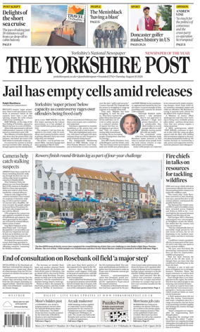 Cover of Yorkshire Post