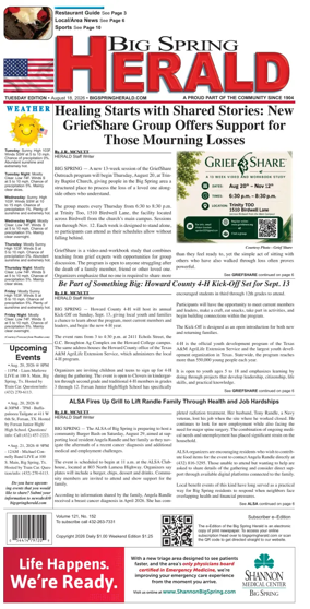 Cover of Big Spring Herald