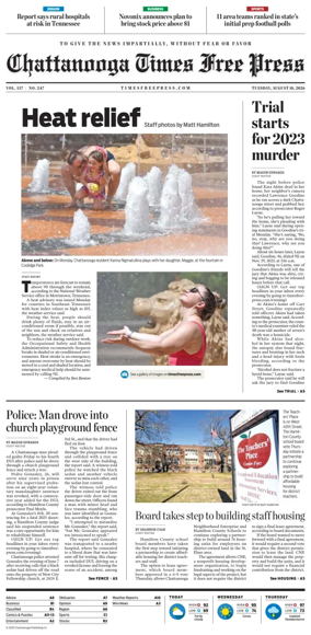 Cover of Chattanooga Times Free Press