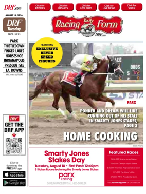Cover of Daily Racing Form National Digital Edition