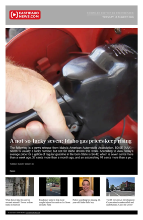 Cover of East Idaho News