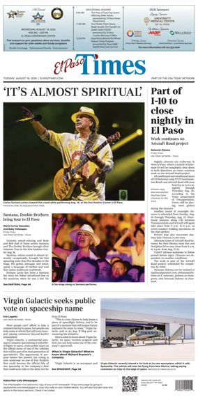 Cover of El Paso Times