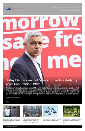 Cover of GB News UK