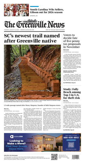Cover of The Greenville News