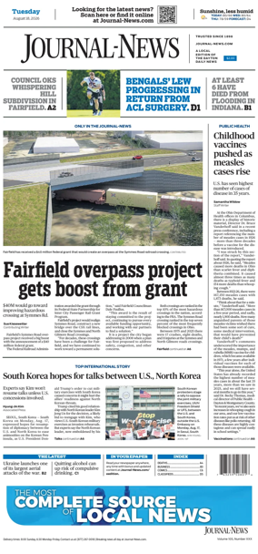 Cover of Hamilton Journal News