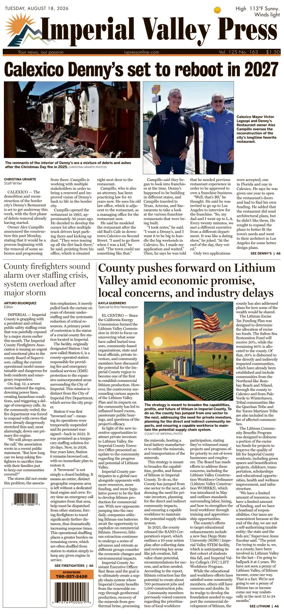 Cover of Imperial Valley Press