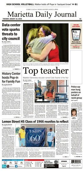 Cover of Marietta Daily Journal