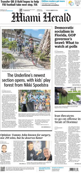 Cover of Miami Herald