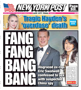Cover of New York Post