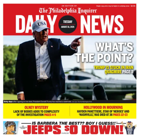 Cover of Philadelphia Daily News