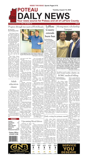 Cover of Poteau Daily News