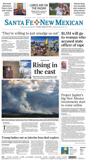 Cover of Santa Fe New Mexican