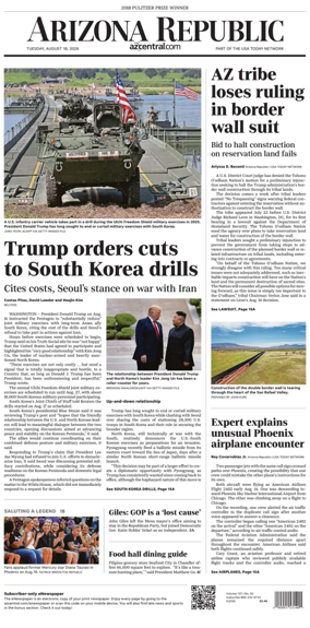 Cover of The Arizona Republic