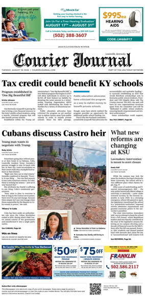 Cover of The Courier-Journal (Louisville)