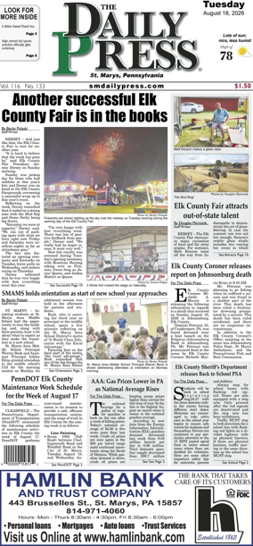 Cover of The Daily Press