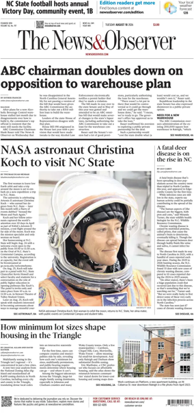 Cover of The News & Observer