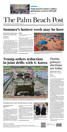 Cover of The Palm Beach Post
