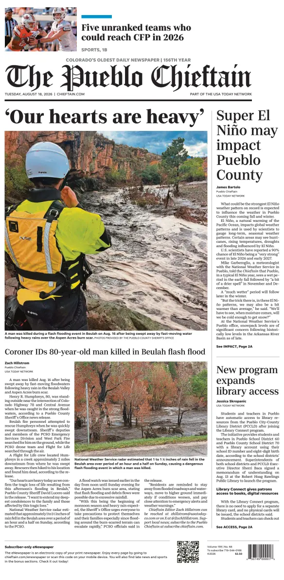 Cover of The Pueblo Chieftain