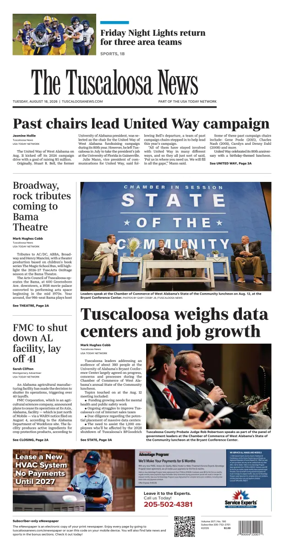 Cover of The Tuscaloosa News