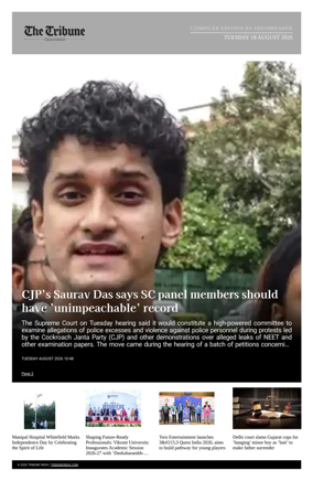 Cover of Tribune India - Compiled Edition
