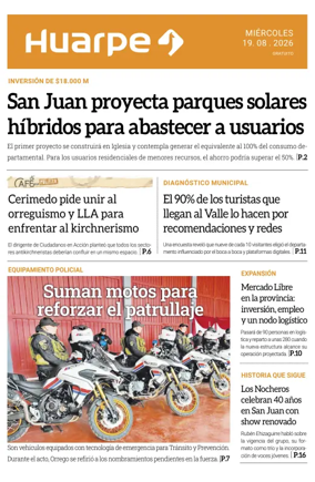 Cover of Diario Huarpe