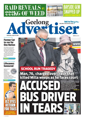 Cover of Geelong Advertiser