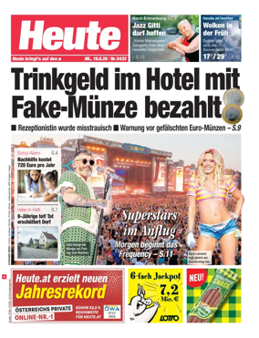 Cover of Heute - Wien Ausgabe