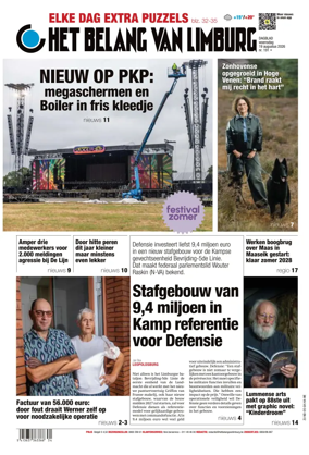 Cover of Het Belang van Limburg