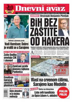 Cover of Dnevni avaz