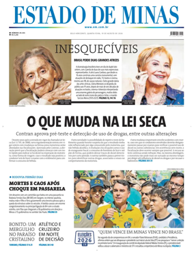 Cover of Estado de Minas (Brazil)