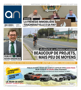 Cover of Acadie Nouvelle